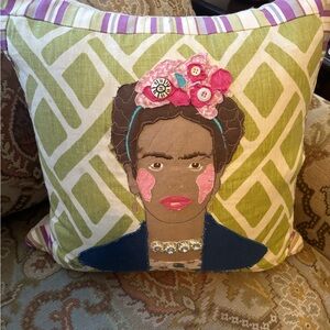 Artistic Frida Kahlo Decorative Pillow Sarah Wiley art